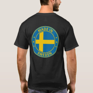 Camiseta Viajante Global - Feito Em Sverige Suecia (Edita