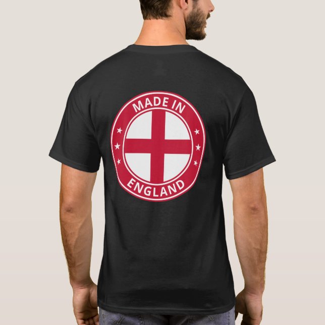 Camiseta Viajante Global - Feito Na Inglaterra (Editar) (Verso)