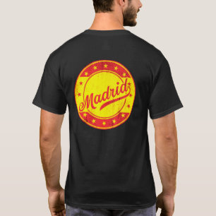 Camiseta Viajante global - Madrid, Espanha