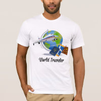 Viajante mundial, embalado e pronto para ir,