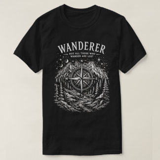 Camiseta Viajante - Nem Todos Que Vagueiam Estão Perdidos