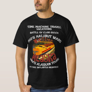 Camiseta Viajante no Tempo Viagem de Férias Souvenir Moment