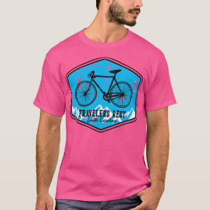 Camiseta Viajantes Descansam Souvenir Turístico Sul olina