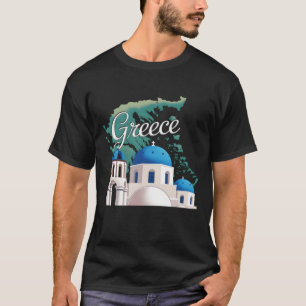 Camiseta Viajar Europa Grécia Atenas Santorini Creta Grego