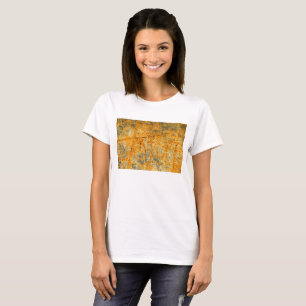 Camiseta vias de ferrugem ácida