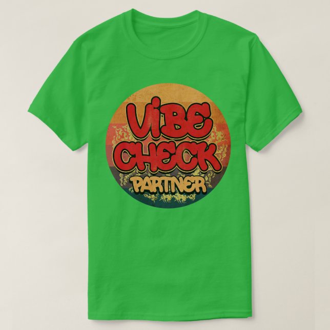 Camiseta Vibe Check Vintage (Frente do Design)