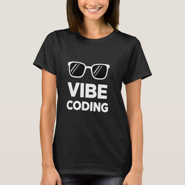 Camiseta Vibe Coding u2013 Generative AI Creative Modern Pr (Frente)
