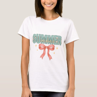 Camiseta Vibe de Verão | Verão de 2025 | Arco Rosa de Verão