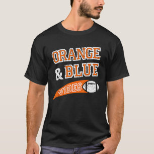 Camiseta Vibes Azuis e Laranja Vibes do Time de Futebol