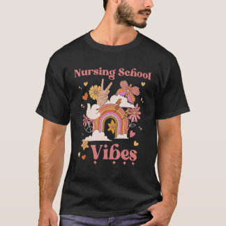 Camiseta Vibes de Escola de Enfermagem Enfermeira Graduada