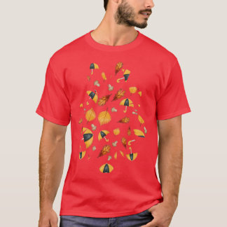 Camiseta Vibes de queda floral
