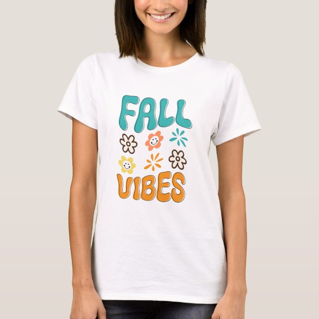 Camiseta Vibes de Queda Mulheres (Frente)