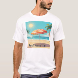 Camiseta Vibes de Resort de Praia