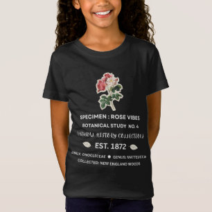 Camiseta Vibes de Rosa Botânica Vintage