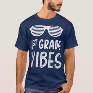 Camiseta Vibes de rua, primeiro de volta à escola para o pr