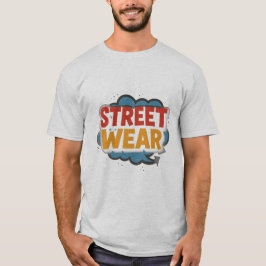 Camiseta Vibes de Streetwear - Design de Gráfico Urbano Neg