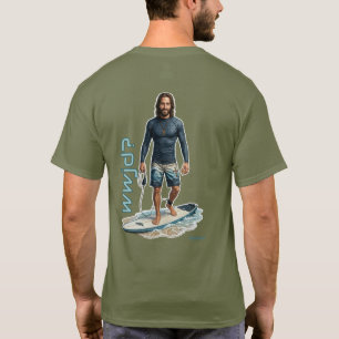 Camiseta Vibes de Surfista WWJD, Jesus Diário, Salvador Sur
