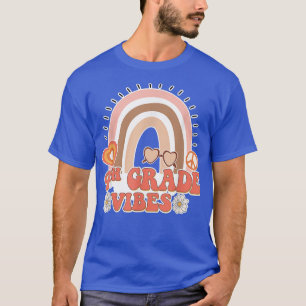 Camiseta Vibes Do 4º Grau Retroativo Dos Anos 70 Arco-Íris 