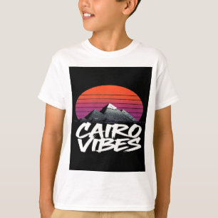 Camiseta Vibes do Cairo Antigo Estilo Egípcio Atemporal