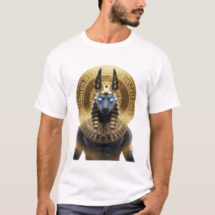 Camiseta Vibes do Faraó Chacal Anúbis Antigo Egito G