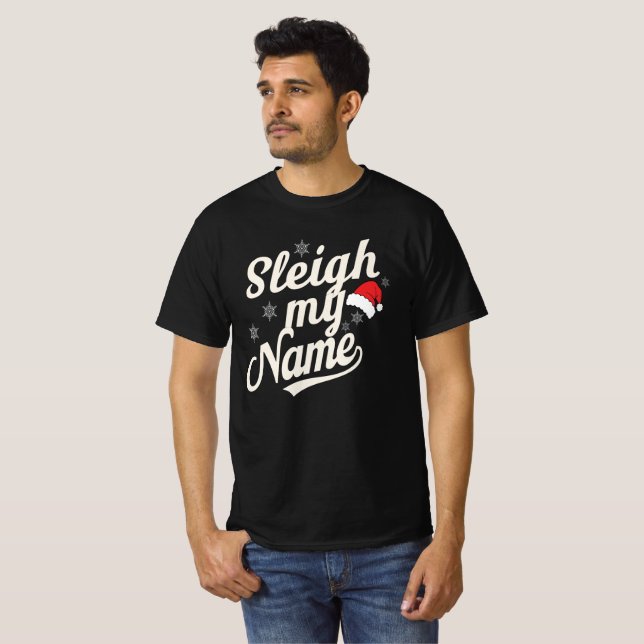 Camiseta Vibes do Nome do Trenó (Frente Completa)