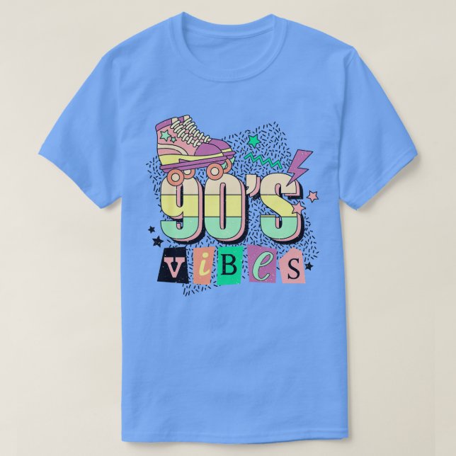 Camiseta Vibes dos anos 90 (Frente do Design)