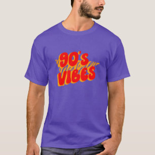 Camiseta Vibes dos anos 90 Década dos Anos Noventa 1990 Vin