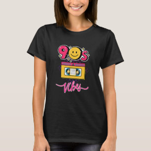 Camiseta Vibes dos Anos 90 Moda dos Anos 90 Tema dos Anos 9