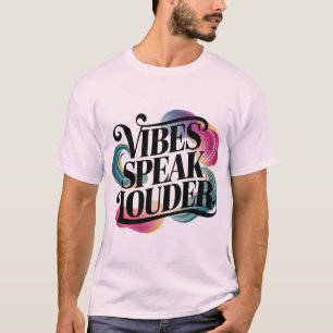 Camiseta Vibes Fala Mais Alto - Cota Energética Positiva -