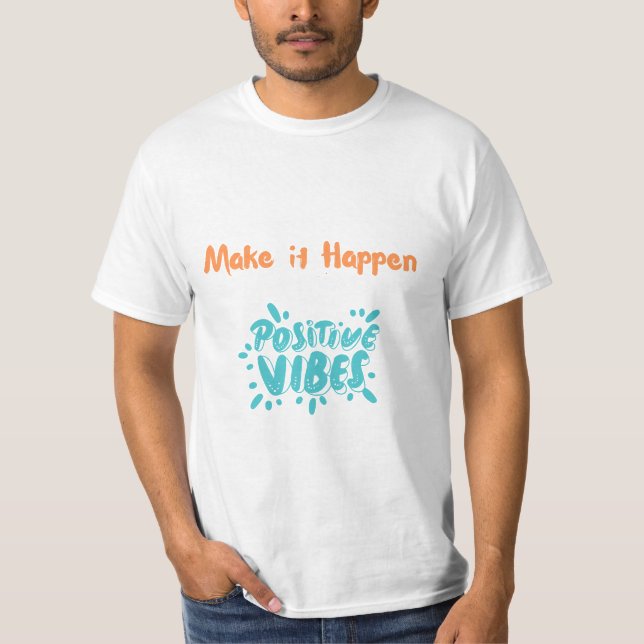 Camiseta Vibes Positivas (Frente)