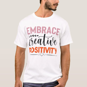 Camiseta Vibes Positivas Citação Motivacional