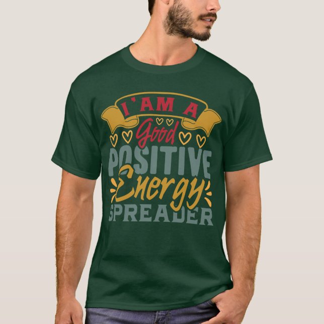 Camiseta Vibes Positivas | Citação Motivacional (Frente)