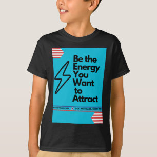 Camiseta Vibes Positivas São A Energia Que Você Quer Atrair