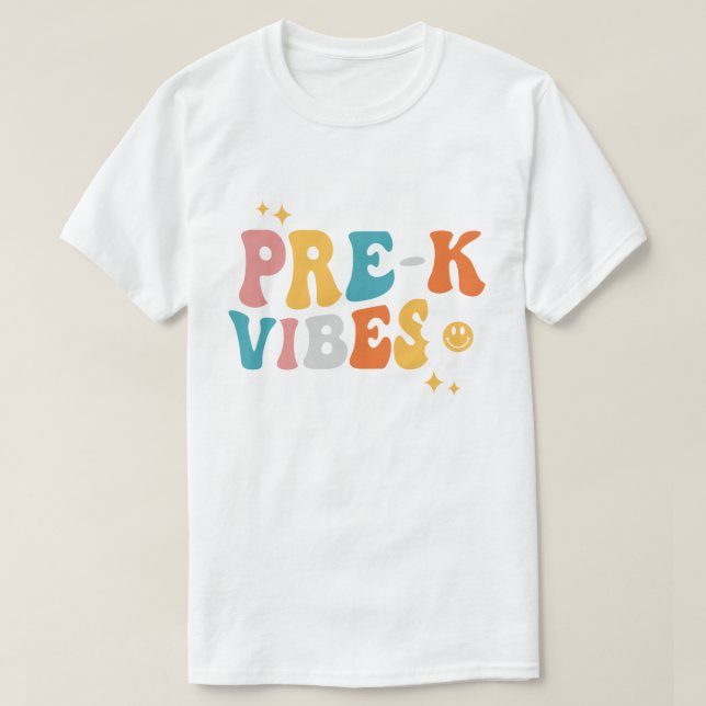 Camiseta Vibes pré-K (Frente do Design)