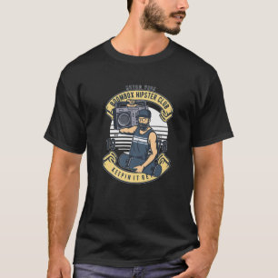 Camiseta Vibes Retroativas E Vintage Do Pai Do hipster