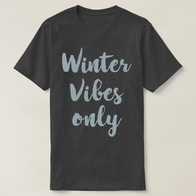 Camiseta Víblias De Inverno Apenas Vidro De Natal (Frente do Design)