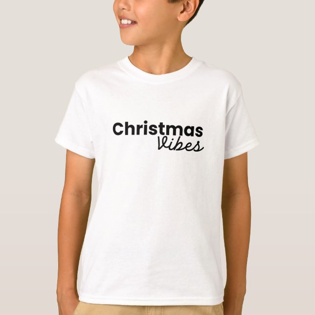 Camiseta Víblias de Natal | Na moda de tendências minimalis (Frente)