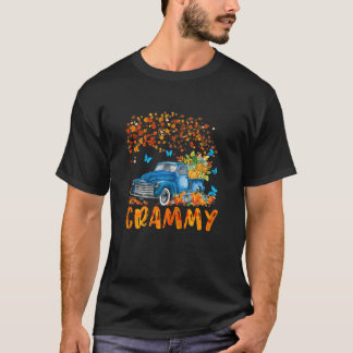 Camiseta Víblias de outono de Truck Pumpkin em jNqD