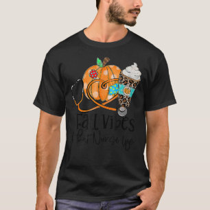 Camiseta Víblias De Queda E Enfermeira Pumpkin Leopard Than