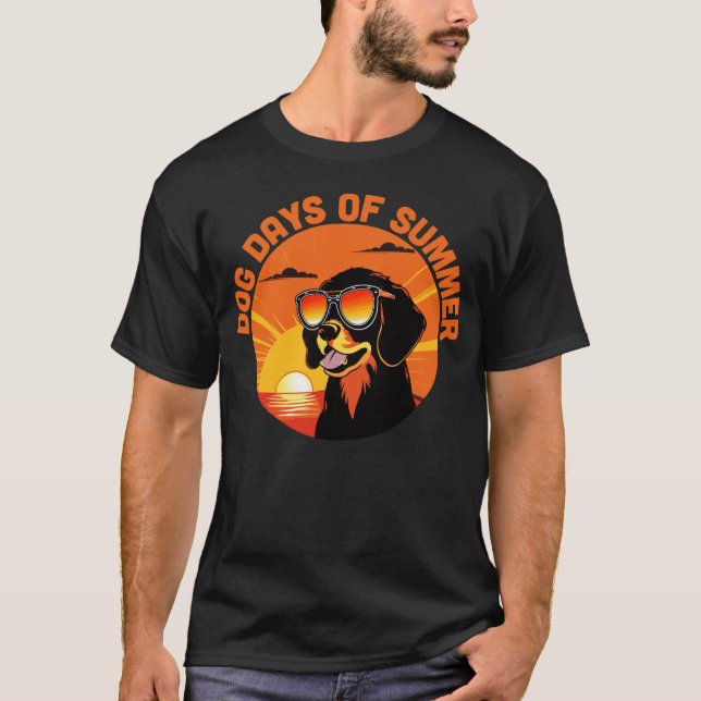 Camiseta Víblias de Verão: Consiga 'Dias de Cachorro do Ver (Frente)