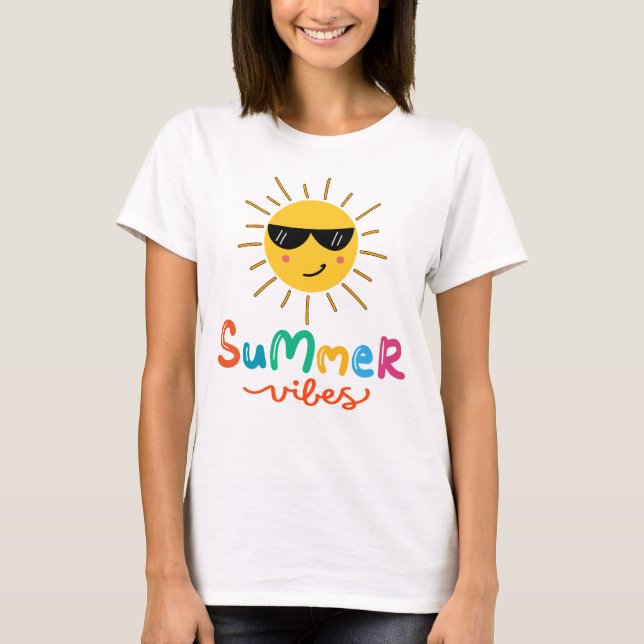 Camiseta Víblias de Verão e Sun (Frente)