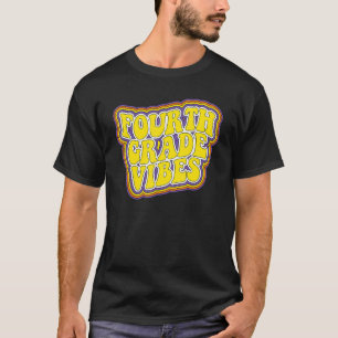 Camiseta Víblias do 4º ano retro à escola novo 4º ano