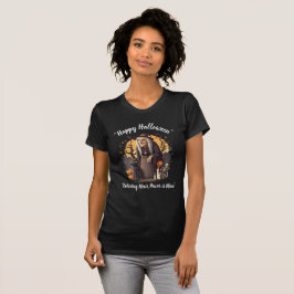 Camiseta Víblias do Dia das Bruxas - 🎃 de Camisa-T-Preta �