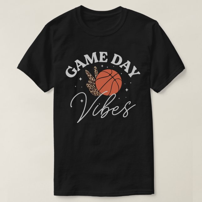 Camiseta Víblias do Dia de Basquete (Frente do Design)