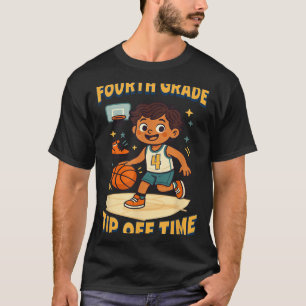 Camiseta Víblias do Dia do Jogo de Basquete do 4º ano