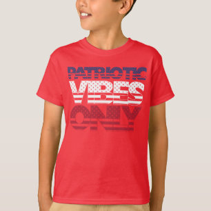 Camiseta Víblias Patrióticas Apenas Estrelas e Stripes Cr