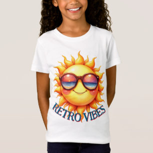 Camiseta Víblias Retroativas Groovy 70s Sorrindo Sol com