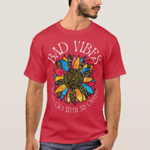Camiseta Víblias ruins não vão com minha roupa Retro Leopar