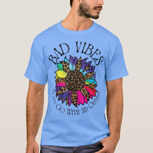 Camiseta Víblias ruins não vão com minha roupa Retro Leopar