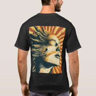 Camiseta Víblias solares "Perseguindo Pôrs do sol" "Flor So